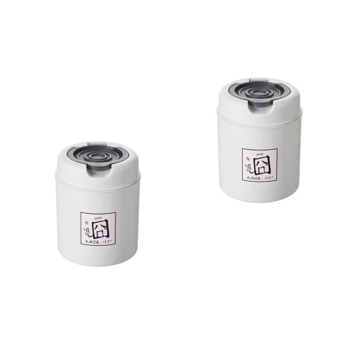 2Stk Mini Tischmülleimer Mit Deckel Aus Strapazierfähigem PP 2
