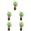 5Stk Plastik Pflanzen Bunt Mini Accessoire 8