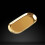 2Stk Goldenes Serviertablett , Multifunktional, Robust 10