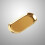 2Stk Goldenes Serviertablett , Multifunktional, Robust 5