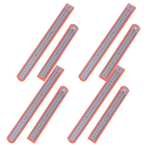8Ud Plateada De Acero Inoxidable Doble Para Y Medir 2