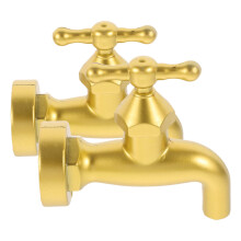 6Stk DIY Set Gold Für Tischbrunnen Und Gartendeko