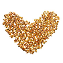 600Stk Goldene Glocken Aus Metall Für Basteln Schmuck Und