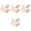 12Pièces Serviettes Douces Ramie Coton Multiusage 5