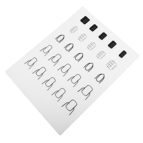 5Ud Esterilla De Manicura Reutilizable Para Práctica Y De 2