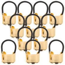 24Stk Goldene Haaraccessoires Metall Haargummis Und Langlebig