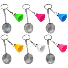 30Stk Badminton Schlüsselanhänger Metall Für Outdoor Taschen