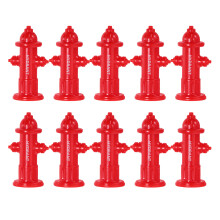 40Stk Rote Miniaturen ABS Für & Mini Garten