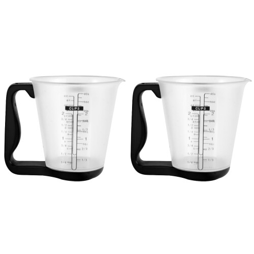 2Stk LCD Messbecher Digital 1000G Für & Milch 2