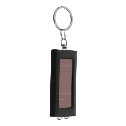 4Stk Camping LED Taschenlampe Schlüsselanhänger Solar ABS 2