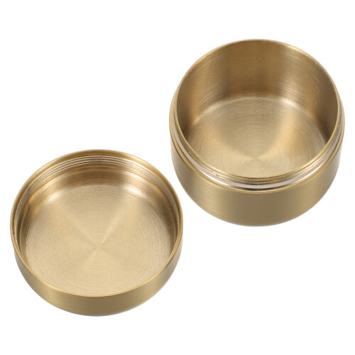 3Stk Goldenes Pillendöschen Für 2