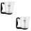 2Stk LCD Messbecher Digital 1000G Für & Milch 7