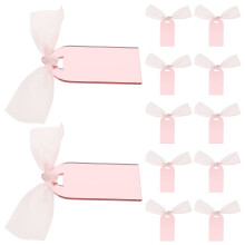 60Sets Leere -Sitzkarten Hochzeit Mit Aufhängeschleife