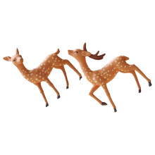 4 tischhirsche gartendekoration, -statue resin