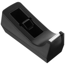Mlins Automatisches Klebeband Halter Büro 16,50x7,00x6,50 cm Schwarz