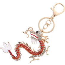5 stk. chinesisch Drachen Schlüsselanhänger, Glitzer, stylisch
