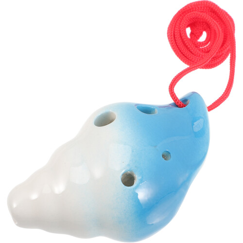 5Pcs Musical Beginner Ocarina Practice Conch Shape 6-Hole Instrument