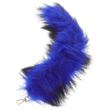3Stk Handgemachte Blaue Fuchs Schlüsselanhänger