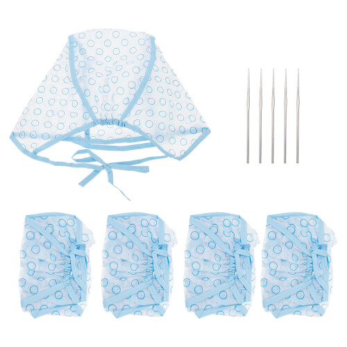 Juego De Kit Para Capilares Con Gorro Y Ganchillo 2