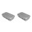 2Stk Nagelpflege Sterilisator Box Mit Dichtem Deckel Silber 7