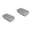 2Stk Nagelpflege Sterilisator Box Mit Dichtem Deckel Silber 9