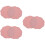 6Stk Doppelseitige Wachssiegel Matte Silikon Pink Hitzeresistent 9