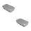 2Stk Nagelpflege Sterilisator Box Mit Dichtem Deckel Silber 4