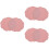 6Stk Doppelseitige Wachssiegel Matte Silikon Pink Hitzeresistent 8