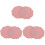 6Stk Doppelseitige Wachssiegel Matte Silikon Pink Hitzeresistent 4