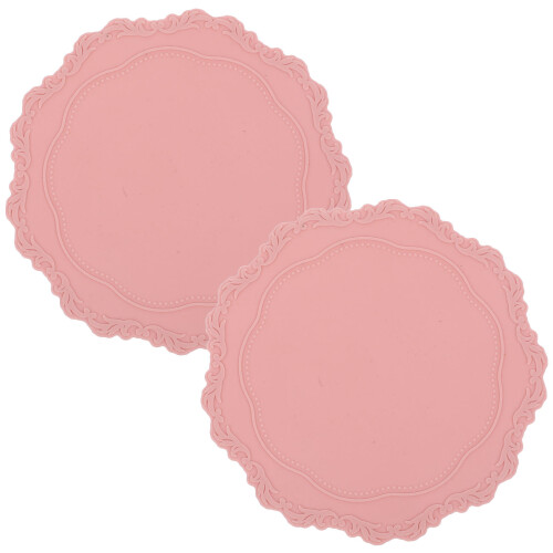 6Stk Doppelseitige Wachssiegel Matte Silikon Pink Hitzeresistent 1