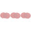 6Stk Doppelseitige Wachssiegel Matte Silikon Pink Hitzeresistent 6