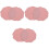 6Stk Doppelseitige Wachssiegel Matte Silikon Pink Hitzeresistent 5