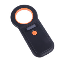 Portable Pet Chip ID Scanner with Built-in Battery - Black 6.1 x 2.9in