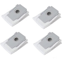 Sacos de aspirador de pó com encaixe perfeito para iRobot Roomba séries i e s, fáceis de instalar, reutilizáveis várias vezes, 4 sacos de