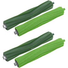 Escovas de rolo de borracha duplas multisuperfície perfeitamente compatíveis, design de alto desempenho para o seu iRobot Roomba i7, i3, i4, E5,