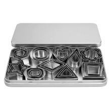 Creative Shape Design Mini Cookie Cutter Shapes Set Durable Stainless Steel Cutters Bake Like A Pro Versatile Baking Tool Dishwasher Safe
