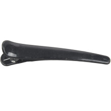 10 Pcs Black Plastic Single Prong DIY Hairstyle Alligator Hair Clip 3.1" Long