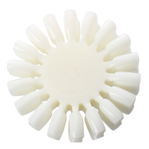 10 X Nail Art Tips Gel Acrylic Display Practice Wheel