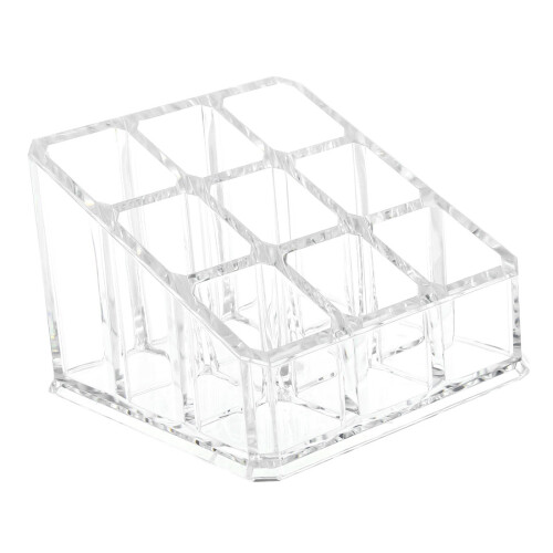Make- 9 Lipstick Acryl Opslag Display Stand Case Rack Holder Organizer