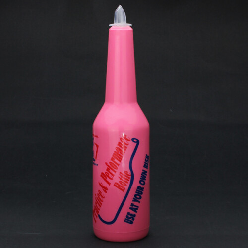 De Flair Bartender Bartending Practica Cafe Bar Botella coctel Vino Shaker - Rosa 1