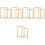 10St Zeefdrukraam Beige Practisch DIY Frame Voor Textiel 6