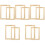 10St Zeefdrukraam Beige Practisch DIY Frame Voor Textiel 5