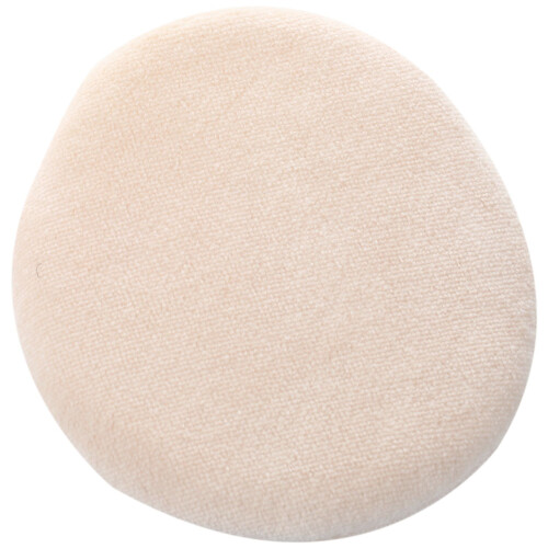 Dames Cosmetisch Beige Wit Rond Gezicht Make- Gezichtspoederdons 2