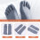 5 Pairs Men's Five Seperate Finger Toe Socks Comfortable Cotton 3