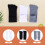 5 Pairs Men's Five Seperate Finger Toe Socks Comfortable Cotton 5