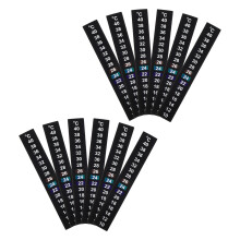 60St Nauwkeurige Thermometer Sticker Aquariums En Zwart