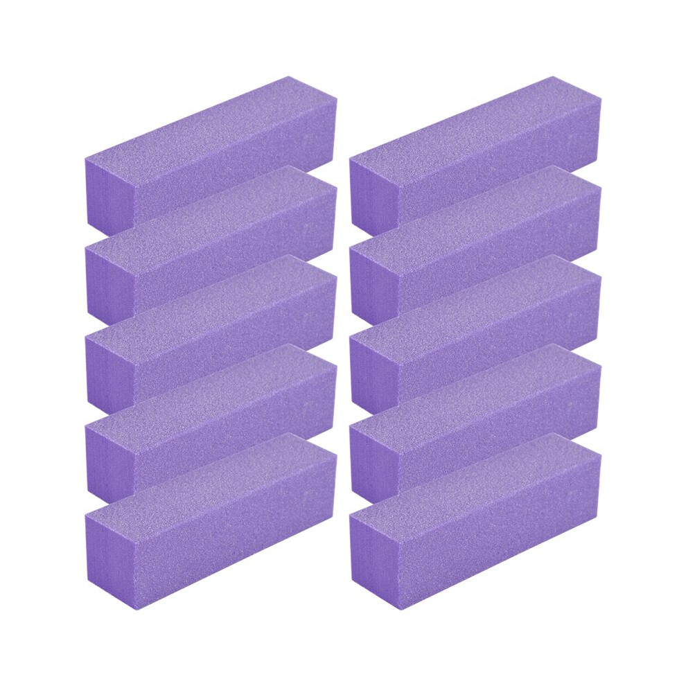 10x Buffing Sanding Buffer Block Files Acrylic Pedicure Manicure Nail Art Tips (Color: )