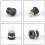 10 Pcs Panel Mount 2.1x5.5mm Power Jack  Socket 5