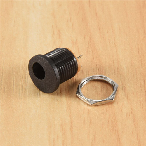 10 Pcs Panel Mount 2.1x5.5mm Power Jack  Socket 1