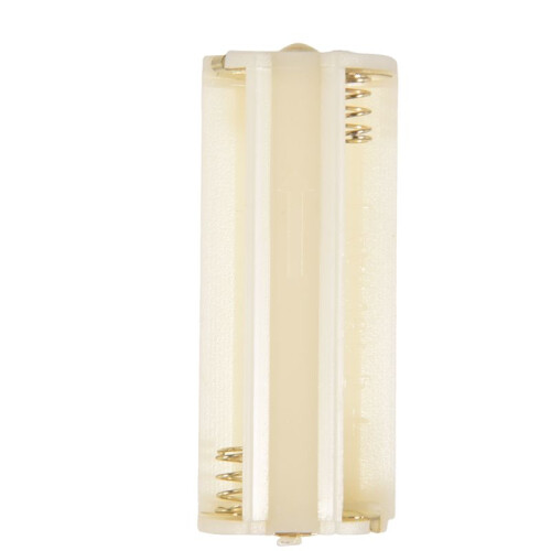 Torcia cilindrico 3 x AAA Battery supporto di Plastica Box 5 Pz 1